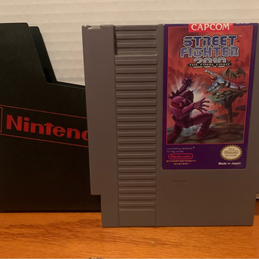 Nintendo Street Fighter 2010 NES Cartridge - Gray